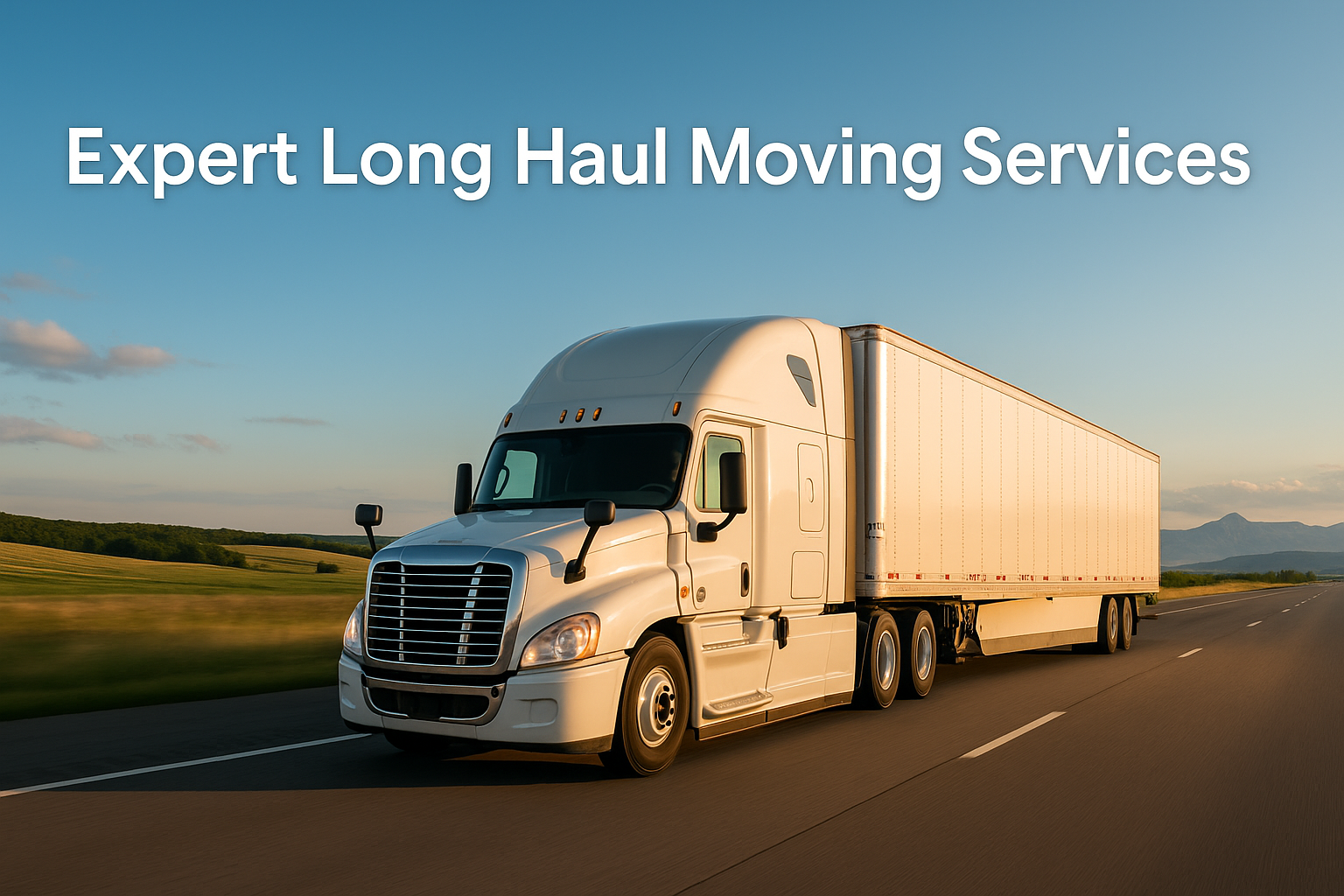 Expert Long Haul Moving Services