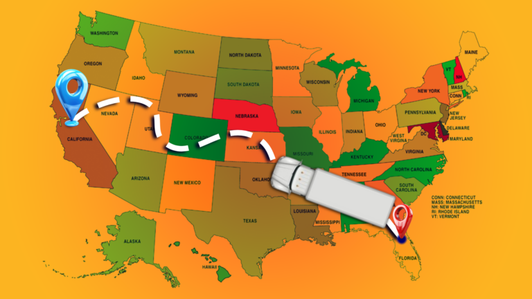 Moving from Florida to California.
